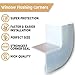 Window Flashing Corners - 30 PACK - Durable Lightweight Plastic - Quick & Easy Window and Door Sill Pan Flashing
