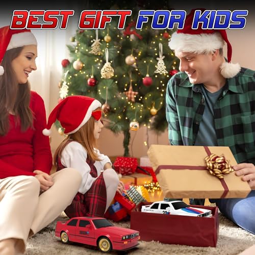 1:16 Scale High Speed RC Drift Car 4WD Remote Control Racing Car with LED Lights, 2 Rechargeable Batteries, RTR Ready to Run Electric Drift Car Toy for Kids and Adults Gifts
