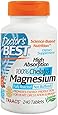 Doctor's Best High Absorption Magnesium Dietary Supplement, 200 mg per 2 tablets, 240 Tablets