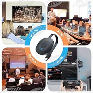 WATSABRO Display wireless WiFi Dongle 4K, 5 GHz + 2,4 GHz, WiFi senza fili, Mini schermo, ricevitore 1080HD… - immagine 7