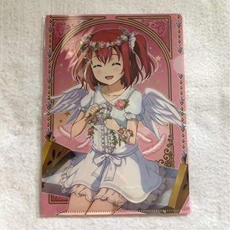 Amazon 黒澤ルビィ A5 クリアファイル 天使編 スクフェス感謝祭18 もっとエンジョイ キャンペーン ラブライブ サンシャイン Sega アニメ 萌えグッズ 通販