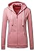 Mrignt Women's Full Zip Fleece Sweatshirt Hooded