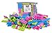 Premium Blue, Green, and Pink Soft Silicone Building Brick and Strap 132 Piece Patent Pending Set - Compatible with All Major Large and Standard Size Brands