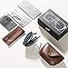 Persol Man Sunglasses Black Frame, Light Blue Lenses, 54MM