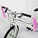 Kids Scooter & Bike Handlebar Streamers with Beads/Trike Handgrip Colorful Ribbons/Bicycle Grips Sparkle Tassel Ribbon /Baby Carrier Accessories (Pink)thumb 1