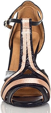 Yiteli Women's Latin Ballroom Dance Shoes Salsa Tango Open-Toe Sandals US5-11