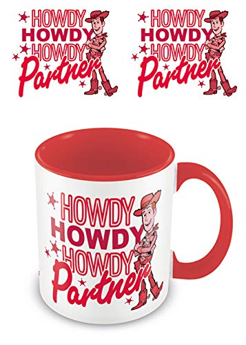 Toy Story (Howdy Partner) Red 11oz/315ml Blue Inner Coloured Mug