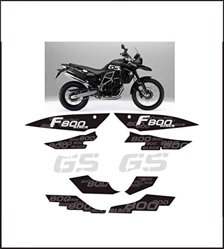 Kit adesivi decal stikers BMW F800 GS 2012 TRIPLE BLACK (ability to customize the colors)