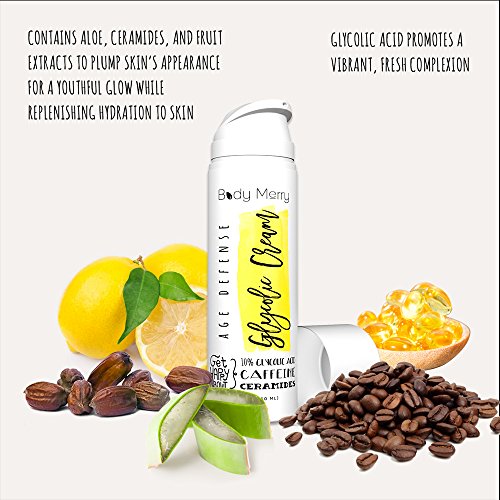 Body Merry Age Defense Glycolic Cream AntiAging Facial Cream for Pore Control