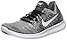 NIKE Mens Free RN Flyknit 2017 Running Shoe Black/White-Volt 12.0