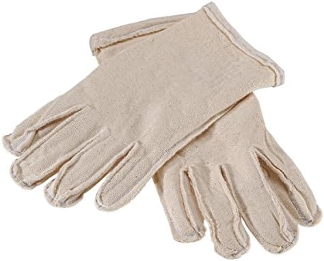 Comfort Touch Multi-Purpose Glove Liner, Indoor Warm Glove, Soft Overnight Glove, 100% Cotton, Model GL01 (2 Pairs)