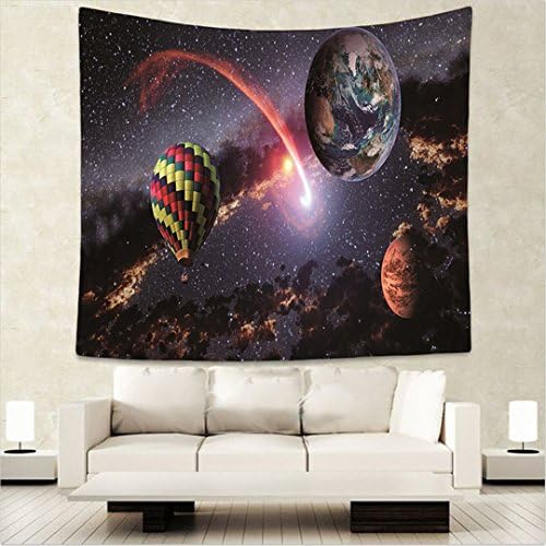 Purple Lavender Hot Air Balloon Luxury 3D Blackout Window Curtain Drapes For Living Room Bed Room Hotel Wall Tapestry Cortinas