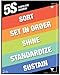 5S Steps Poster : 22"x28" Easy to Read