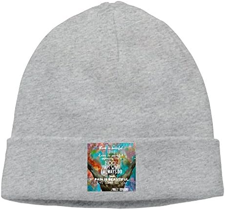 G-dragon Finally Lyric Cuffless Beanie Hats Knit Skull Caps Winter Beanies Watch Cap For Men Women