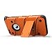 Zizo BOLT Series compatible with iPhone 6 Plus Case Military Grade Drop Tested Tempered Glass Screen Protector Holster iPhone 6S Plus ORANGE BLACK