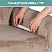Turquoize Velvet Sofa Slipcover Stretch Couch Covers for 2 Cushion Couch Thick Soft Sofa Cover Washable Furniture Protector, Couch Covers for Dogs, Form Fit Couch Slipcover (Loveseat, Taupe)
