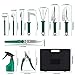 Garden Tools Set-10 Pieces Gardening Tools Set with Carrying Case-Gardening Gifts Tool Set Garden Trowel Shovel Rake Pruner Shears Weeder Sprayer-Vegetable Herb Garden Hand Tools Gifts for Womenthumb 3