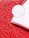 ADASMILE A & S Christmas Bath Rug Super Soft Absorbent Non Slip Microfiber Chenille Carpet Bathroom Mats Shower Rugs for Tub Shower Textured Surface,Floor,Shower Stall,Red,17