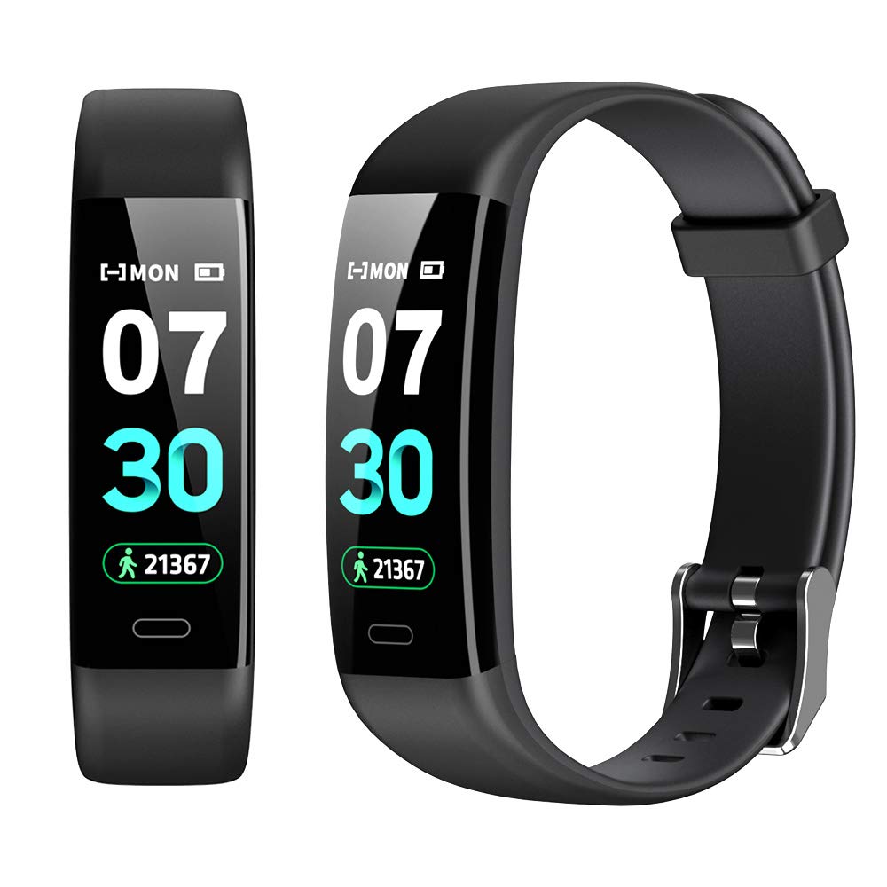 HOFIT Pulsera Actividad Reloj Inteligente Fitness Tracker Podómetro Monitor de Sueño Contador de Calorías Pasos Rastreador de Ejercicios Reloj Salud Pulsera Deportiva