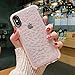 SUBESKING Compatible for iPhone Xs Max Case,Cute Crystal Clear Slim Fit 3D Diamond Pattern Soft TPU Anti-Scratch Shockproof Protective Phone Cover Cases for Women Girls(Pink)