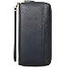 Travel Document Holder, Travel Wallet (up to 4 Passports), RIFD-Blocking Travel Document Organizer with Zipper & Strap, Safe, Lightweight Multi-Purpose Clutch by Apadi