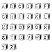 BEADNOVA Letter Beads Set for Jewelry Making Assorted Zinc Alloy Tibetan Silver Alphabet Beads Cube for DIY Bracelets, Key Chain and Handmade Gift (7mm, 26pcs)