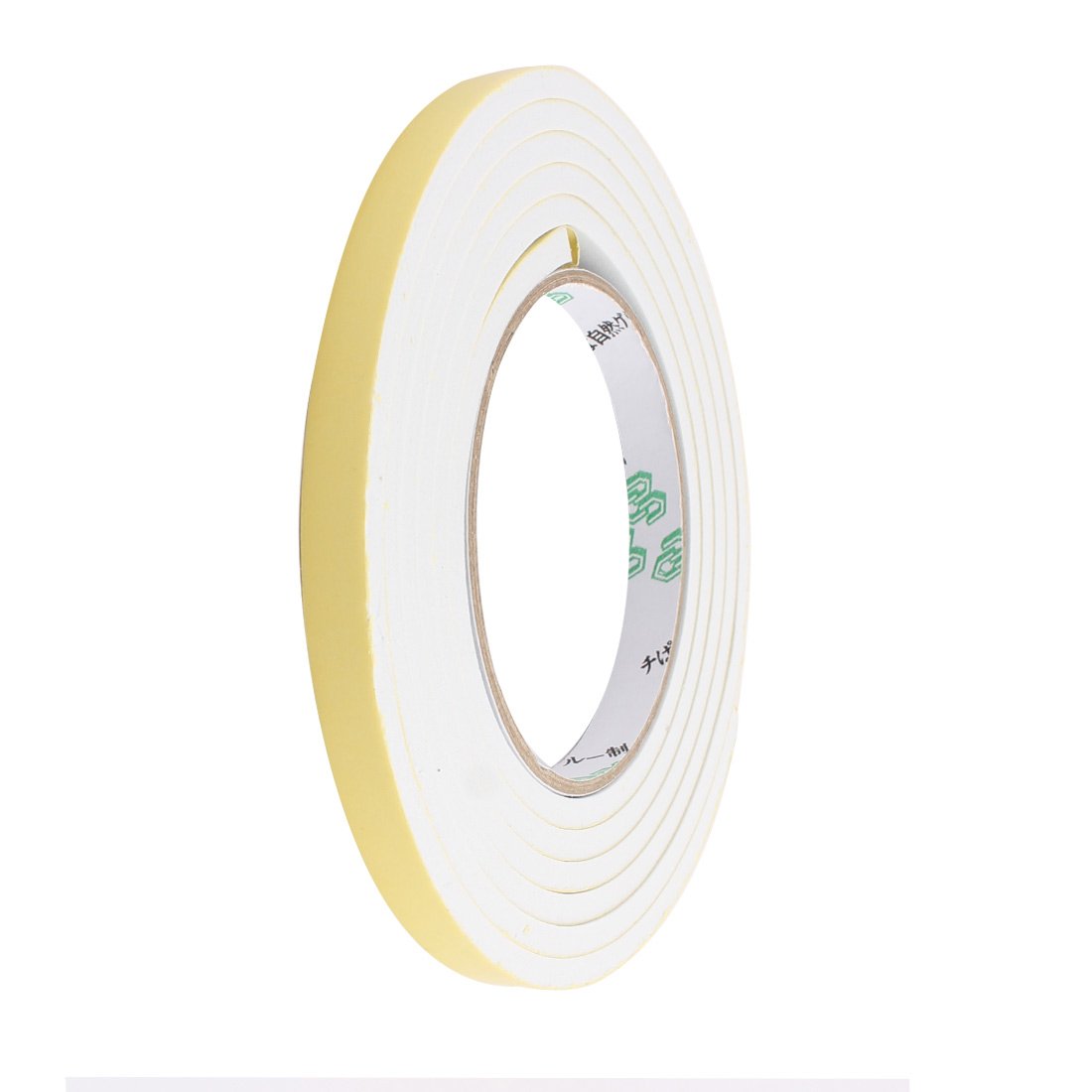Sourcingmap 8mm Width 5mm Thickness EVA Single Side Sponge Foam Tape 2 Meters Length