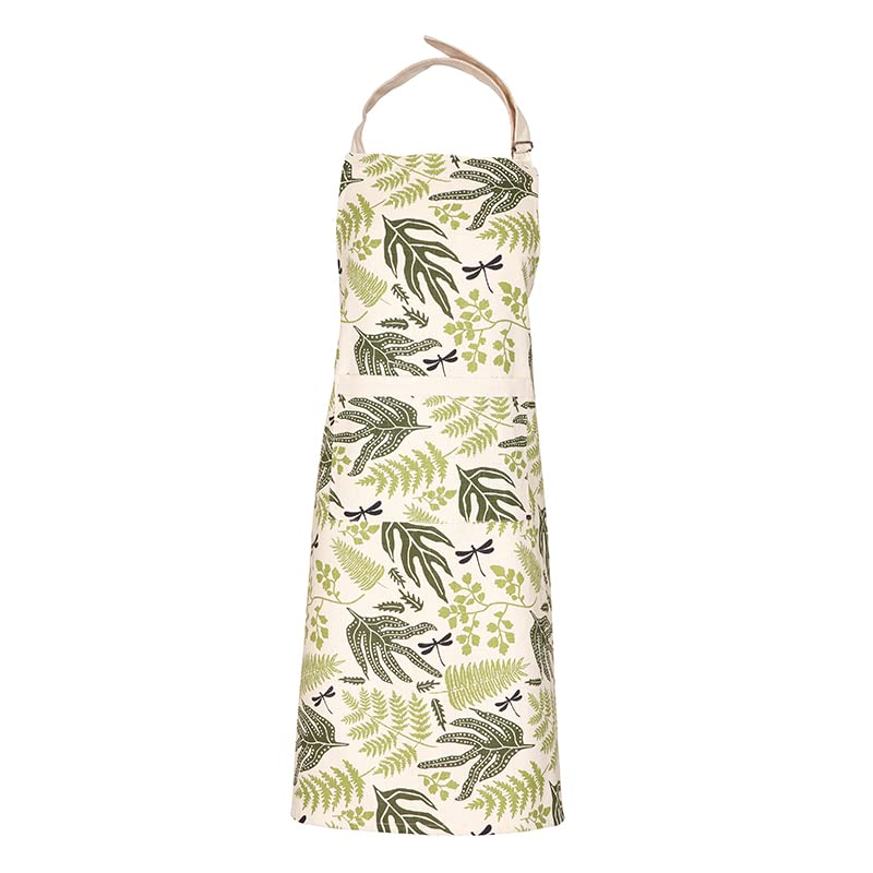 Dexam Organic Fern Adult Apron, Green