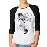 AOLM Women's Cool Ariana Grande 3/4-Sleeve Raglan T-shirt