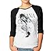 AOLM Women's Cool Ariana Grande 3/4-Sleeve Raglan T-shirt