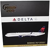 GEMINI Gemini200 Delta Air Lines B767-300 N174DZ 1:200 Scale Model Airplane Die Cast Aircraft