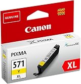 Canon CLI-571XL Yellow High Yield Ink Cartridge 0334C001 for PIXMA MG5750 view 2