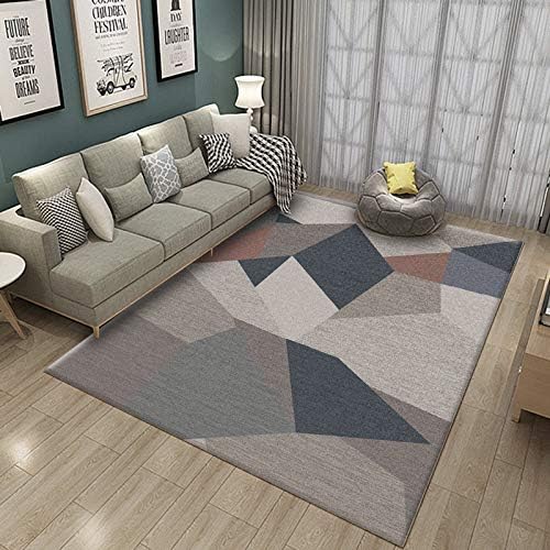 Rug Non-Slip Nordic Style Geometric Area Modern Abstract Art Large Carpet for Living Room Bedroom Mat GTMYUK