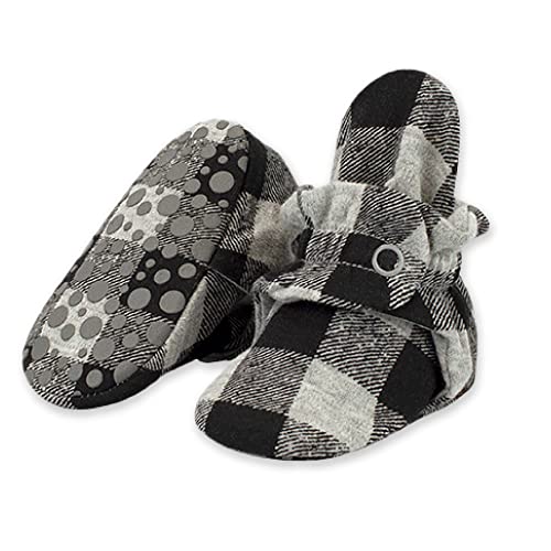 Zutano Unisex Organic Cotton Baby Booties With Gripper Soles
