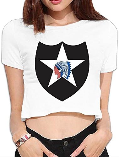 BNG KLG LQ U.S. Army 2nd Infantry Division - Women's Sexy Crop Tops Crop T-shirt