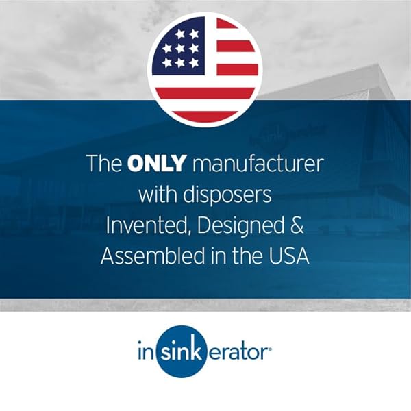 INSINKERATOR BADGER 5 GARBAGE DISPOSAL WITH POWER CORD, STANDARD SERIES 1/2 HP CONTINUOUS FEED FOOD WASTE DISPOSER, BADGER 5 W/C, NO SIZE, BLACK/GRAY