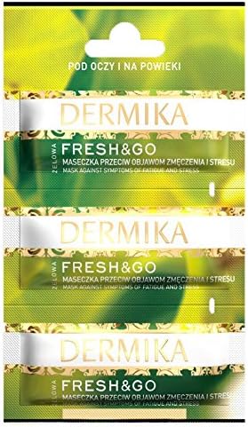 Fresh &amp; Go Gel Mask for Under Eyes and Eyelids Against Signs of Stress and Puffiness (Pack of 4)
