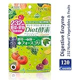 ISDG Diet Enzyme with 232 Natural Vegetables & Fruits for Fat-Burning&Decomposition.120 Count