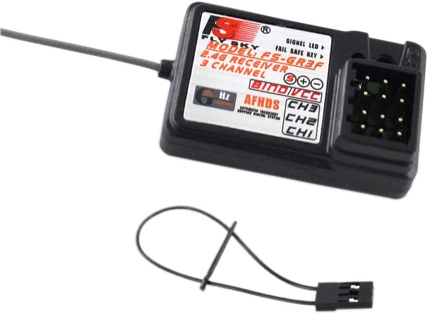 Flysky FS-GR3F FS GR3F 2.4G 3CH Receiver - Compatible with FS-GT2 / FS-GT2B / FS-GT3 / FS-GT3B / FS-GT3C / TH9X RC Car Boat Truck Transmitter