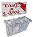 Marketing Holders Vehicle Business Card Bin with Lid Holds 3.5