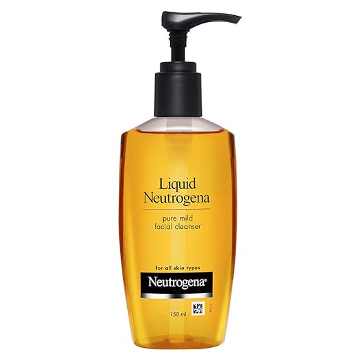 neutrogena liquid facial pure mild cleanser