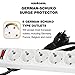 KRIËGER Electric German-Spanish Surge Protector Model KRE5 250 Joules 220V, 5 outlets