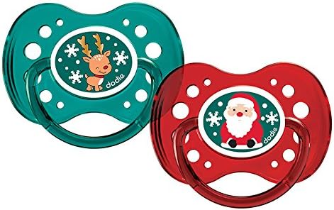 Dodie Anatomic Silicone Dummy + 18 Months Christmas Duo