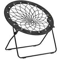 Bunjo Bungee Chair Black & Gray (Black to Grey) (Black to Grey)