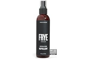 Frye Leather Water & Stain Repellent – 6oz Spray – Non-Aerosol, Made in USA – Protects Leather, Suede & Nubuck – Shields Against Water, Rain, Salt & Spills – Safe on All Colors