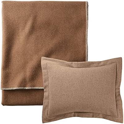 Amazon Com Pendleton Eco Wise Washable Wool Blanket And Sham