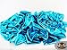 1 X Spandex Metallic Turquoise Fabric /60