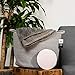 Extra Large Cotton Rope Storage Baskets Woven Toy Basket for Nursery, Grey Wicker Basket for Fabric, Round Baby Diaper Laundry Basket with Handles, Blanket Bins for Living Room