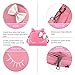 CMK Trendy Kids Cute Little Girls Cat Purse for Toddler Kids Mini Backpack Bags with Bows Crossbody Shouder Bag/Mini Backpack with Cute Ear in Candy Color (82003_Pink),regular
