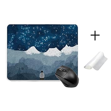 Amazon マウスパッド おしゃれ 夜の山 人気 北欧 イラスト ヨーロパ Amazon マウスパッド おしゃれ 夜の山 人気 北欧 イラスト ヨーロパ
